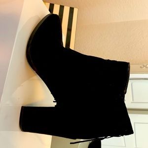 Nine West, Booties, 8M, Black